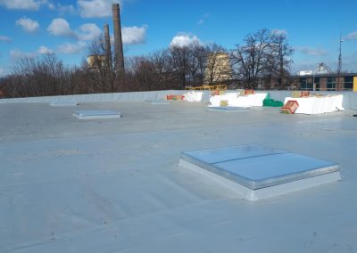 Świetliki Dachowe na dachu płaskim